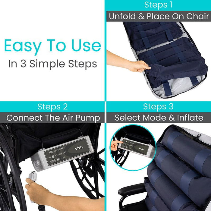 Vive Health Full Alternating Wheelchair Cushion