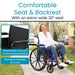 Vive Health Heavy Duty Wheelchair