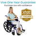 Vive Health Heavy Duty Wheelchair