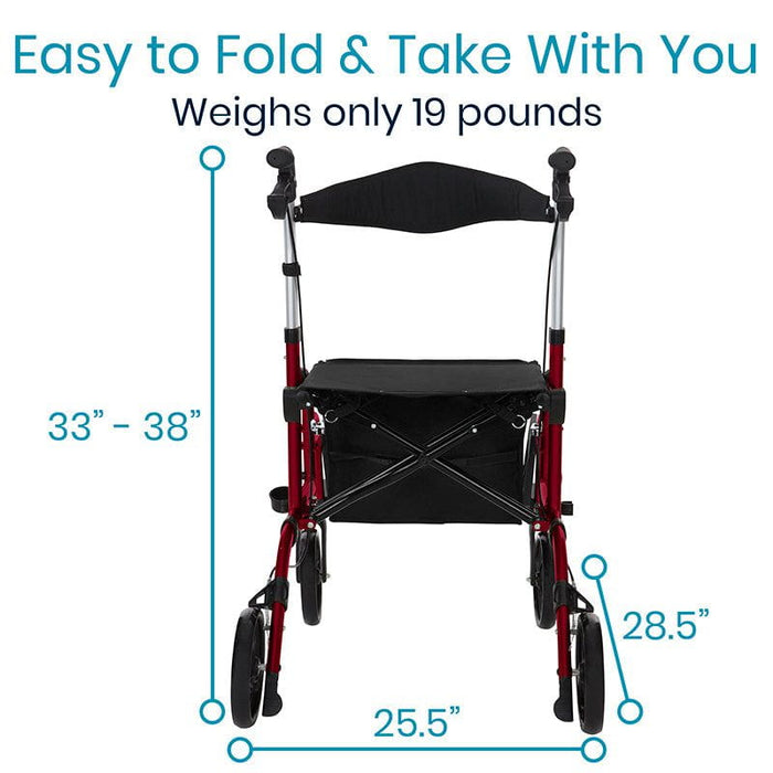 Vive Health Wheelchair Rollator